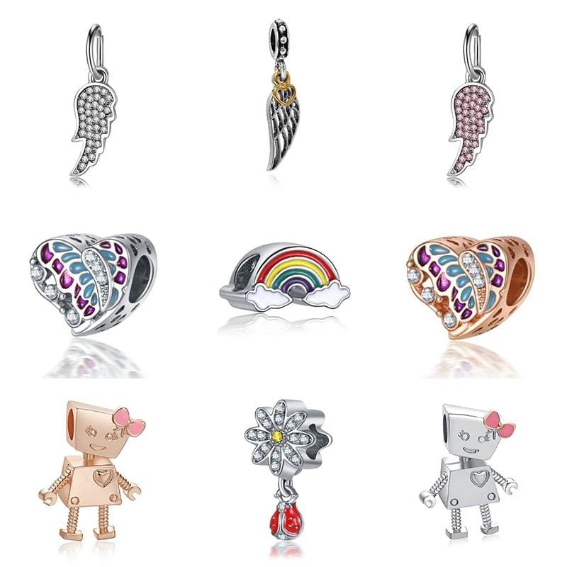 Fit pandora bracelet gioielli relicario charms princess bijoux silver perfumes mujer originales necklace charm jewelry beads