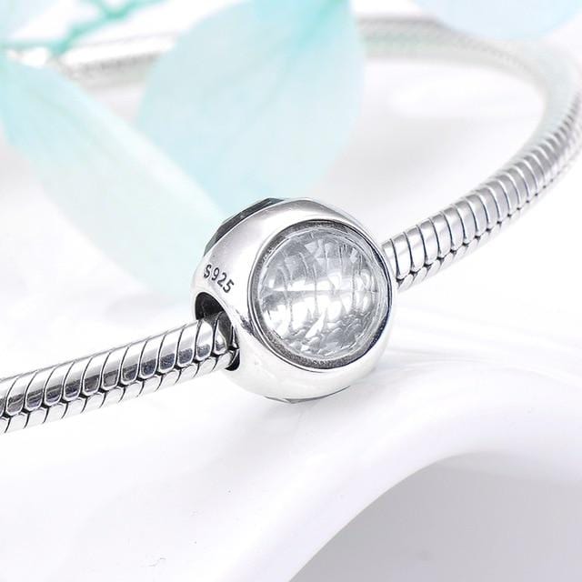 High Quality Family Forever Charms 925 Sterling Silver Beads Clear CZ Fit Original Pandora Bracelet Bangles Jewelry making