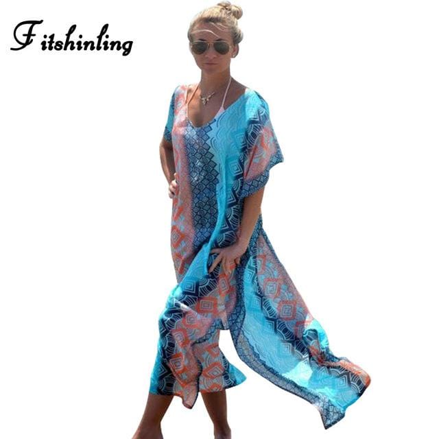 VINTAGE ROBE BEACH BATWING SLEEVE